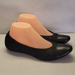 DONALD‎ PLINER COUTURE BLACK FLATS (sz 7-1/2)